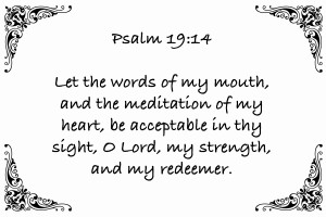 Psalm 19 14 5WB